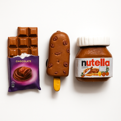 Kawaii Miniature 3D Nutella, Ice Cream & Chocolate Set Fridge Magnet 🍫🍦