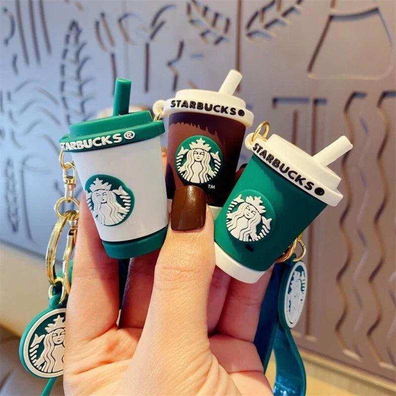 Starbucks Coffee Sipper Keychain - Green - Single Piece
