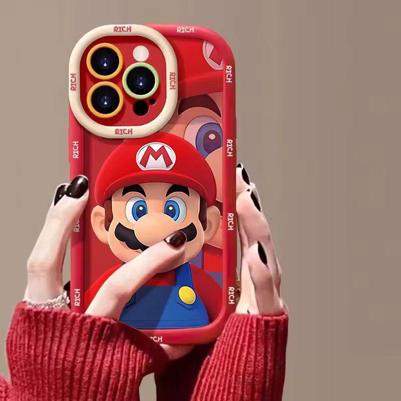 Kawaii Mario Magic – Rich Gamer 3D Case (Red)