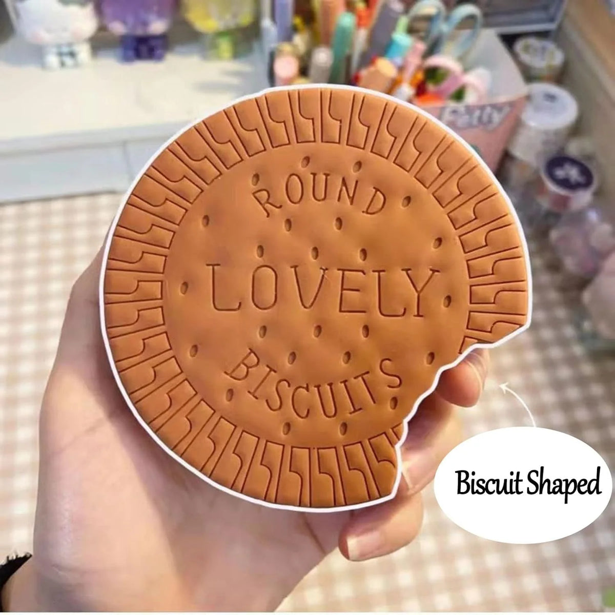 Round Biscuit Mini Scented Diary/ Notepad