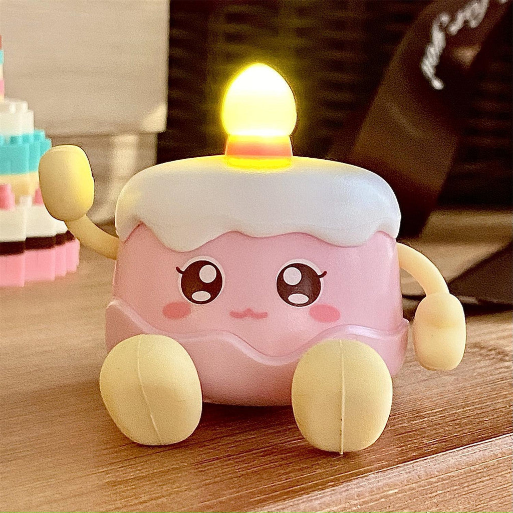 Candle Cake Keychain With Happy Birthday Sound
