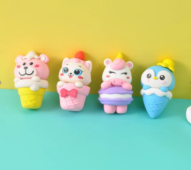 Cute Cartoon Ice Cream Detachable Eraser