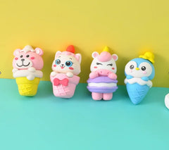 Cute Cartoon Ice Cream Detachable Eraser