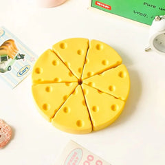 Easy To Clean Cheese-shaped Eraser (1 slice)