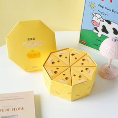 Easy To Clean Cheese-shaped Eraser (1 slice)