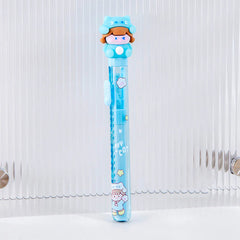 Cute Girl Push Pull Sliding Eraser
