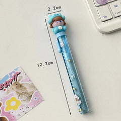 Cute Girl Push Pull Sliding Eraser