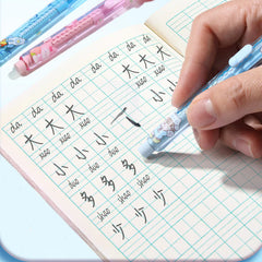 Cute Girl Push Pull Sliding Eraser