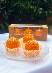 Motichoor Ladoo Candle (Pack of 4)