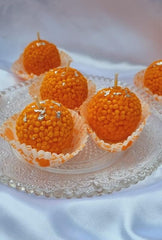 Motichoor Ladoo Candle (Pack of 4)
