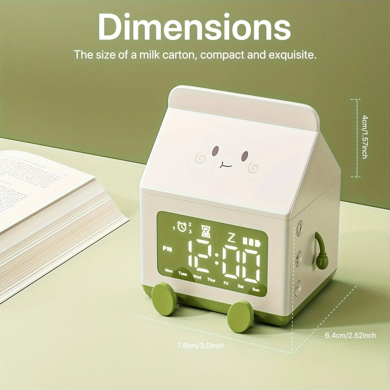 Intelligent Multi-functional Milk box Alarm Clock