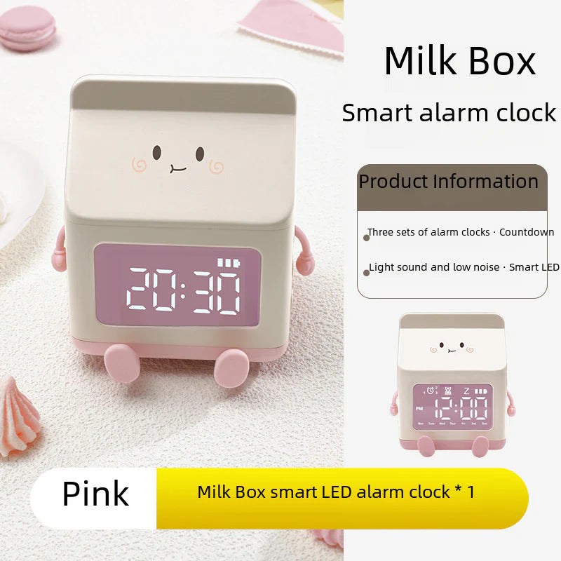 Intelligent Multi-functional Milk box Alarm Clock