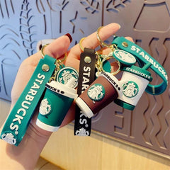 Starbucks Coffee Sipper Keychain - Green - Single Piece