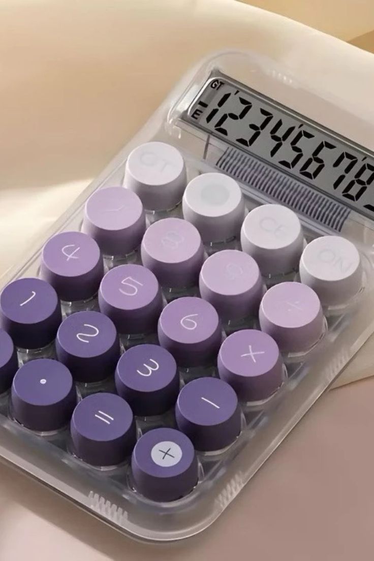 Kawaii Transparent Pastel Calculator✨✖️