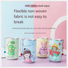Cute Wet Wipes Canister (1 pc)